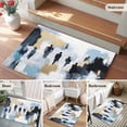thumbnail image 5 of 2x3 Ft Entryway Area Rug, Modern Canvas Kitchen Rug Runner Washable Floor Mat, Abstract Oil Painting Art Non Slip Indoor Door Mat Throw Carpet for Bathroom Living Room Bedroom, 5 of 8