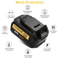 thumbnail image 4 of For DEWALT DCB206-2 20 Volt Max XR 6.0AH Lithium Ion Premium Battery, 4 of 11