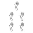 thumbnail image 1 of Anillo de nariz Qarigey Piercing Ajustable Dorado, 1 of 6