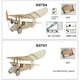 thumbnail image 5 of DWH K0704 358mm Wingspan RC Airplane Balsawood Aircraft Juguete de bricolaje para niños adultos sin Abody Versión PNP, 5 of 6