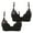 Black, variant on 2PC Play-tex 18 Hour Bras for Women Push-Up Full Coverage Comfort Supportive Bra Comfortable Breathable Bra Underwear No Rims