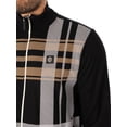 thumbnail image 4 of Trojan Oversize Check Track Jacket, Black, 4 of 6