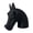 Black, variant on Modern Horse Head Design Trailer Hitches Cover Weatherproof Guard Easy Install