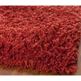 thumbnail image 3 of SAFAVIEH Glen Solid Plush Shag Area Rug, Rust, 9'6" x 13'6", 3 of 5