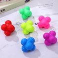thumbnail image 4 of USHOBE 6 Pcs Small Bouncy Balls TPR Yellow Reaction Ball For Motor Response Training Balls, 4 of 8