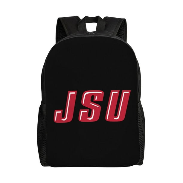 Mochila ligera de la Universidad Estatal de Jackson para computadora portátil, mochila para estudiantes de secundaria, preparatoria y universidad.