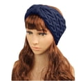 thumbnail image 4 of Headbands For Women! WQQZJJ Headwraps For Women Fashion Keep Warm Winter Foldable Solid Women Knit Ladies Thick Headwraps Headband Gifts On Clearance, 4 of 5