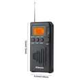thumbnail image 2 of AM FM estéreo con pilas receptores de radio portátiles pantalla LCD Radio AM FM, 2 of 9