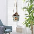 thumbnail image 6 of Hanging Planter Plant Pot Home Yard Decors Flower Pots Ceramic Planter for Railing, Indoor Plants,Fence,Garden,Outdoor Plants LOVE Dia 9.5cm H7cm, 6 of 8
