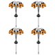 thumbnail image 3 of Luces LED de estaca de calabaza Halloween Solar IP65 impermeable para jardín (10LED) 4 piezas, 3 of 6
