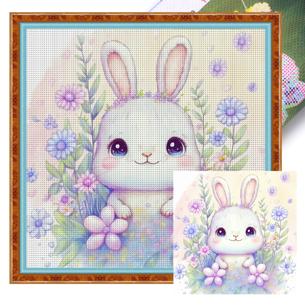 Kit Bordado Punto De Cruz Para Adultos - Bicicleta 40x40cm 11CT - Regalo Relajante Y Decoración DIY