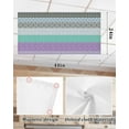 thumbnail image 7 of Fluorescent Light Covers for Ceiling Lights 2 Pack,Teal Purple Blue Geometric Magnetic Ceiling Light Covers 2x4ft for Classroom Office School,Boho Modern Abstract Aesthetics Drop Ceiling Light Shade, 7 of 7