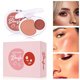 thumbnail image 1 of Colorete en polvo doble, textura suave y cremosa, embellecedor facial e iluminador., 1 of 1