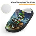 thumbnail image 4 of Looney Tunes Marvin The Martian Slippers for Kids, Cute Soft Plush Anti-slip Fluffy Fuzzy House Slippers Warm Soft Plush Non-Slip Indoor Outdoor Slip-on Shoes for Boys Girls, 4 of 8