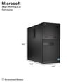 thumbnail image 2 of Dell OptiPlex XE2 Tower Desktop Computer PC, Intel Quad Core i5-4570S up to 3.6GHz, 16G DDR3, 256G SSD, DVD, WiFi, BT, 4K Support, DP, VGA, Windows 10 Pro 64 Bit English/Spanish/French(Renewed), 2 of 5