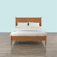 thumbnail image 7 of Allora Mid-Century Solid Wood California King Platform Bed in Oak, 7 of 7