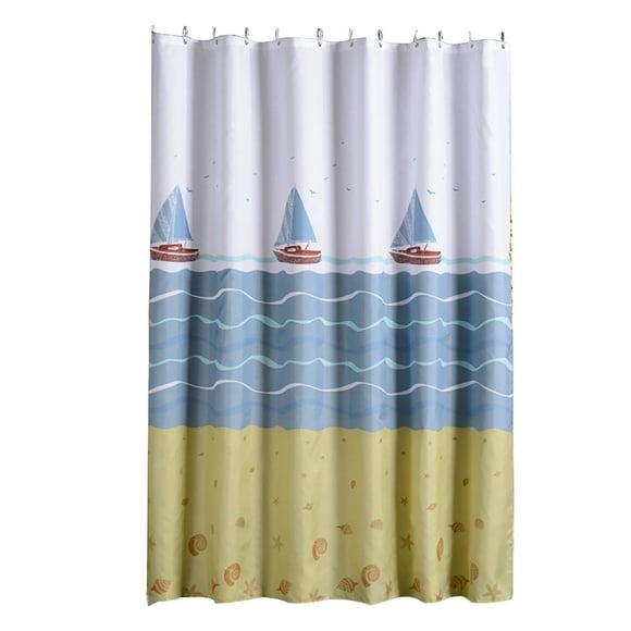 31x71IN Waterproof White Shower Curtain Liner Boho Farmhouse Shower Curtains Bathroom Curtains Bathtub Home Decor Machine Washable for Bathroom, Tub and Shower, Home Decor Accessories