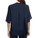 thumbnail image 3 of Camisa de manga corta para mujer, Tops de verano para mujer, Top con cuello en V para mujer, Tops de media manga para mujer, acabado de lujo, 3 of 5