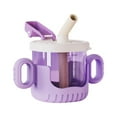 thumbnail image 2 of Tazas para sorber, taza de entrenamiento de 10Oz/300ml, botella de agua portátil a prueba de fugas, fácil de limpiar, con tapas de para bebés, Violeta, 2 of 8