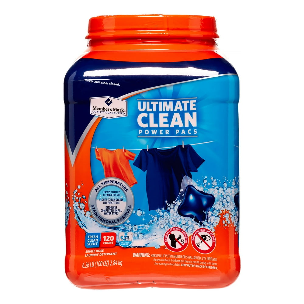 Member's Mark Ultimate Clean Laundry Detergent, Fresh Clean, 120 Loads