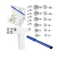 thumbnail image 1 of Clearance Ear Gun Set, Fenull Stainless 12 Pairs Of Ear Lip Nose Umbilical Piercing Tool Ear Nose Umbilical Piercing Machine Stainless Body Ear Piercing Tool 2Ml, 1 of 5