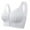 White, variant on Moona Bra For Senior Front Closure Breathable Bra For Seniors Wirefree Bras For Older Women