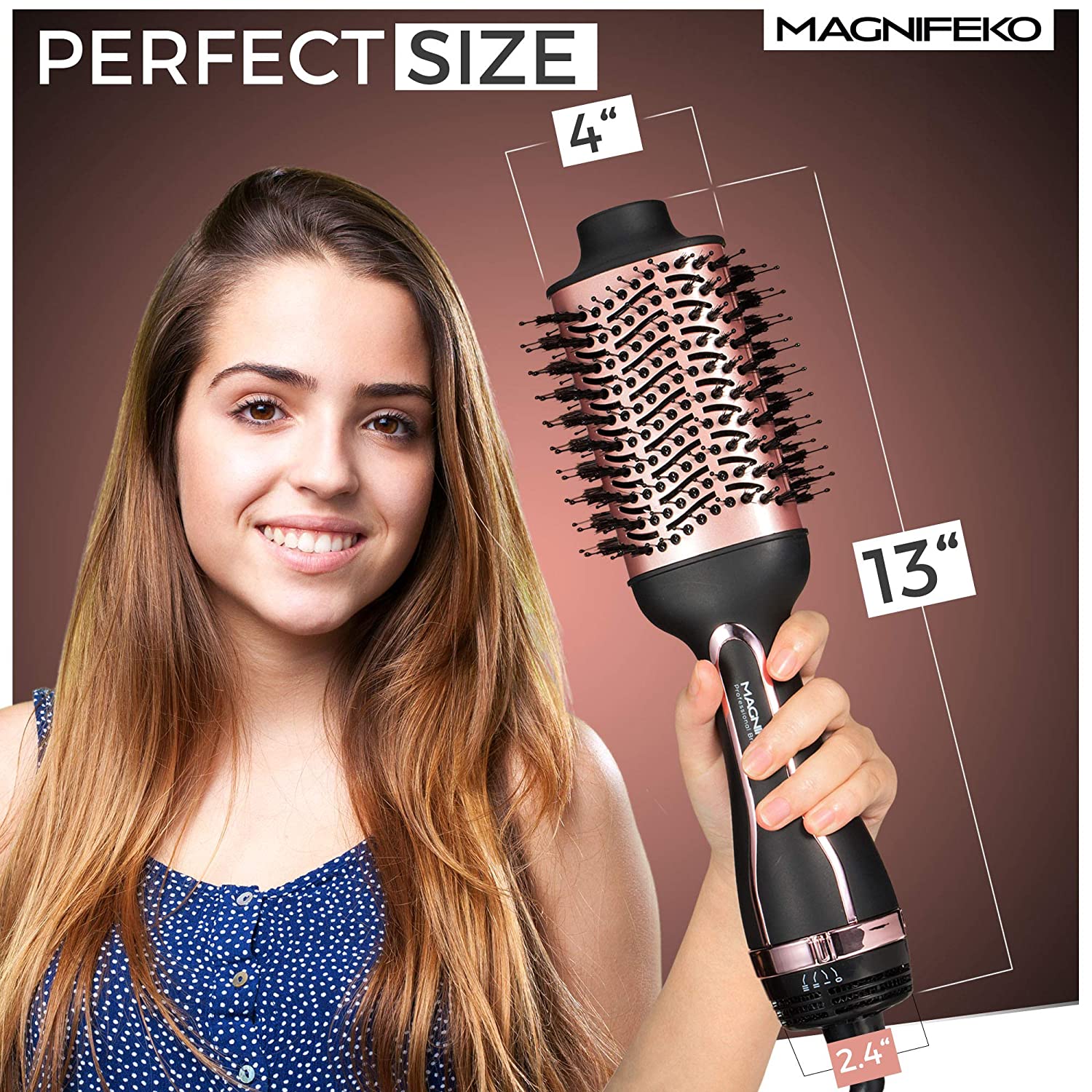 magnifeko hair dryer brush