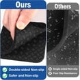 thumbnail image 4 of 4 Pcs Walking Pad Mat, Treadmill Mat Pads, 4" x 4" x 0.2" Double-Sided Non-Slip Exercise Equipment Mat, High Density Silicone Anti Vibration Pad for Protect Floors, Noise Reduction, 4 of 11