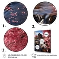 thumbnail image 3 of Designart "Mill In Spring in Pink Brown" Cityscapes Floater Framed Canvas Art Print, 3 of 7