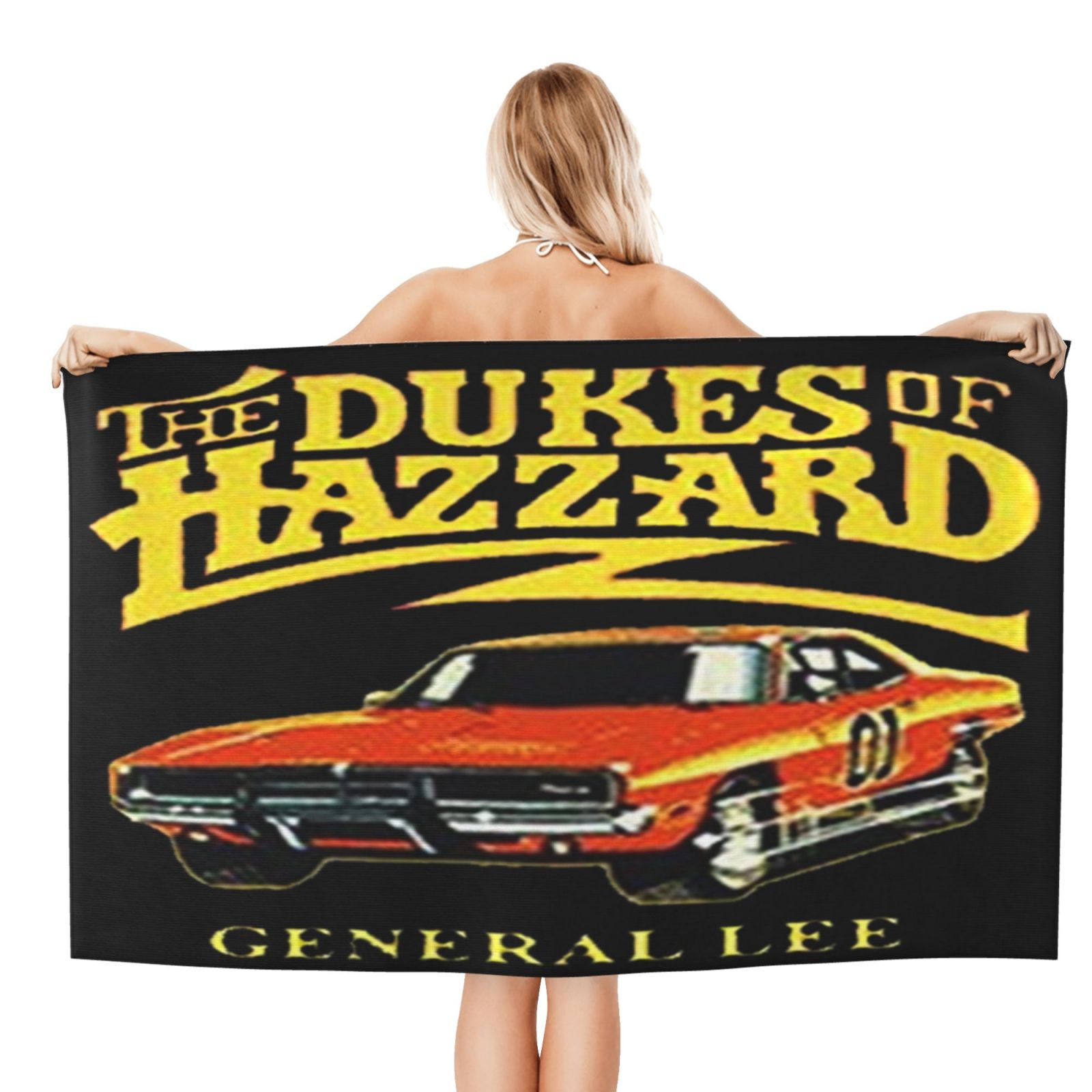 Dukes Of Hazzard Bath Towel Washcloths Beach Towel Quick Dry Towel Microfiber Absorbent Bath Towel 32x52 In