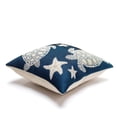 thumbnail image 5 of Liora Manne Marina Turtle And Stars Indoor Outdoor Decorative Pillow Navy, 5 of 5