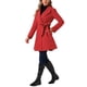 thumbnail image 4 of Abrigo elegante Inspire Chic para mujer, con cuello de chal, abrigo largo con cinturón, color rojo, 4 of 6