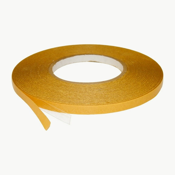 JVCC DC-PPF22 Double-Sided Polypropylene Film Tape: 1/2 in x 55 yds. (Clear)