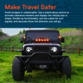 thumbnail image 3 of TRUE MODS 3" 120W Amber LED Pods Offroad Driving Light Cube [Amber Turn Signal Marker Light] Off-Road Lights for UTV ATV Jeep Wrangler Truck Pick-Up Auto - Chrome, 3 of 9