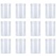 thumbnail image 1 of Juego de 12 tarros de plástico transparentes de 500 ml para alimentos, galletas y cocina., 1 of 5