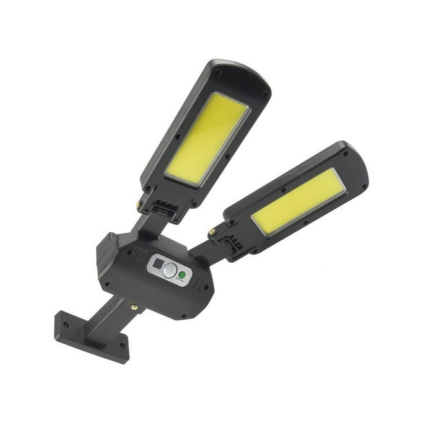 Inteprter Luz con sensor de energía solar Luces montadas en la pared Hogar Exterior Impermeable Control remoto Lámpara de calle Dispositivos de lámparas Iluminación y accesorios 200COB Inteprter HA073775-01