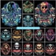 thumbnail image 2 of Pintura de diamante AB Horror Halloween Grimace arte de dibujos animados diamante completo 5D Kit de bordado DIY punto de cruz mosaico decoración del hogar, 2 of 4
