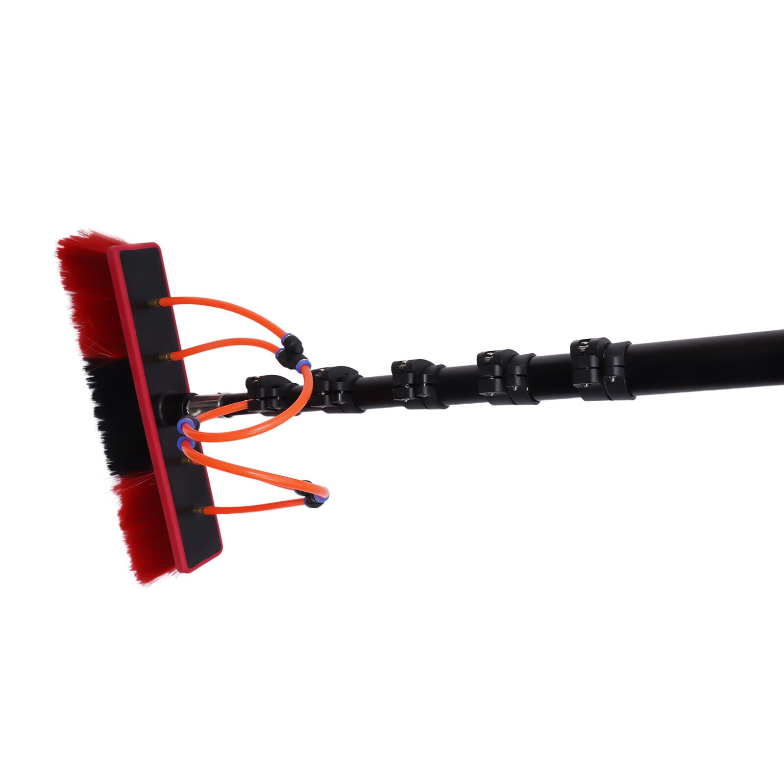 24ft Solar Panel Cleaning Brush Pole Window Cleaner Water Fed Pole Washing  Tool