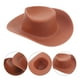 thumbnail image 4 of 10 mini sombreros de vaquero occidentales de plástico, sombreros en miniatura para casa de muñecas., 4 of 5