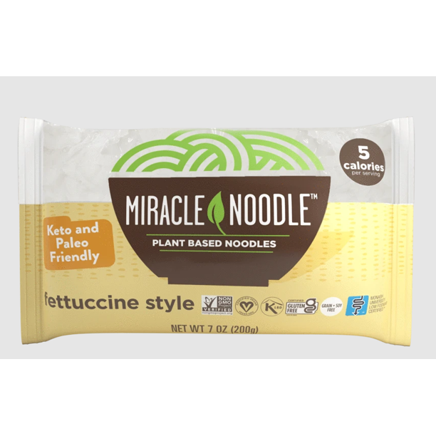 Miracle Noodle Fettuccini, Shirataki Pasta 7 oz