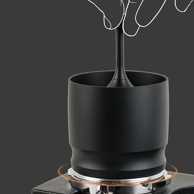 Collecteur de Marc de Café en Alliage 58mm avec Couvercle pour Moulins Anti-Mouches