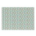 thumbnail image 1 of Flip Flop Cutting Board, Foam Thong Sandals Design Pattern Including Polka Dots Stripes Crooked Lines, Decorative Tempered Glass Cutting and Serving Board, Small Size, Multicolor, by Ambesonne, 1 of 1