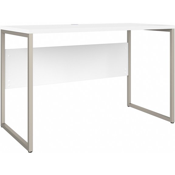 Hybrid 48W x 24D Computer Table Desk in White - Engineered Wood