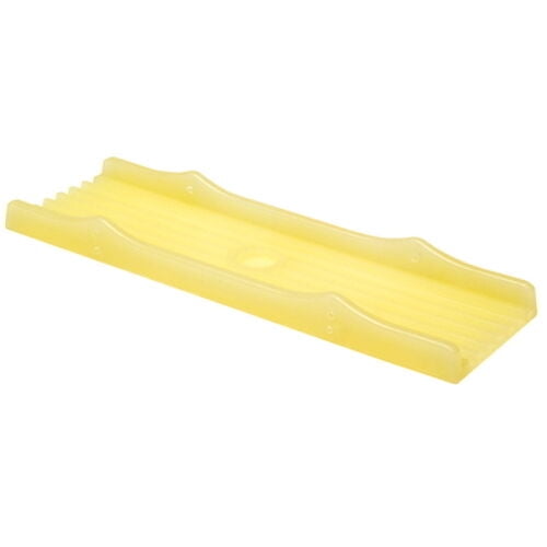 12 Inch x 3-1/2 Inch Boat Trailer Non Marking Yellow Molded Rubber Keel Pad