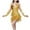 Gold, variant on Wancir Cocktail Dresses for Women Sexy Deep V-Neck All-Over Fringe Spaghetti Straps Dress Sequins Feather Prom Party Dress