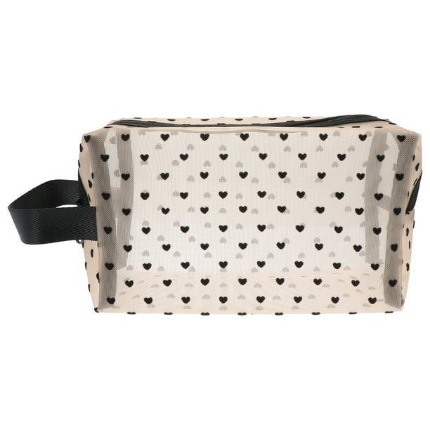 1pc Bolsa de maquillaje Portátil Viajes de baño Bolsa de almacenamiento para mujeres cosmética