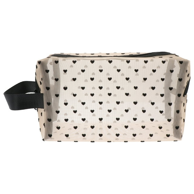 1pc Bolsa de maquillaje Portátil Viajes de baño Bolsa de almacenamiento para mujeres cosmética