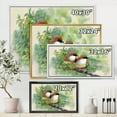 thumbnail image 4 of Birds Of Spring Sitting On Branch 32 in x 24 in Framed Painting Canvas Art Print, by Designart, 4 of 5