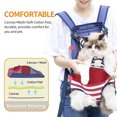 thumbnail image 4 of Dog Carrier Backpack-Legs Out Front-Facing Pet Carrier Backpack for Small Medium Large Dogs,Safety Cushion Back Support for Travel, Hiking, Outdoor Walking Use, 4 of 4