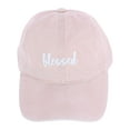 thumbnail image 1 of David & Young  Blessed Embroidered Denim Baseball Cap Hat (Women's), 1 of 2